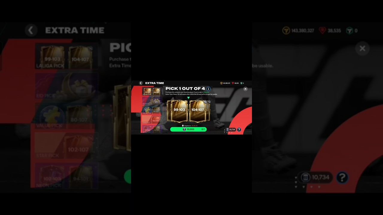 La Liga Pick FC Mobile