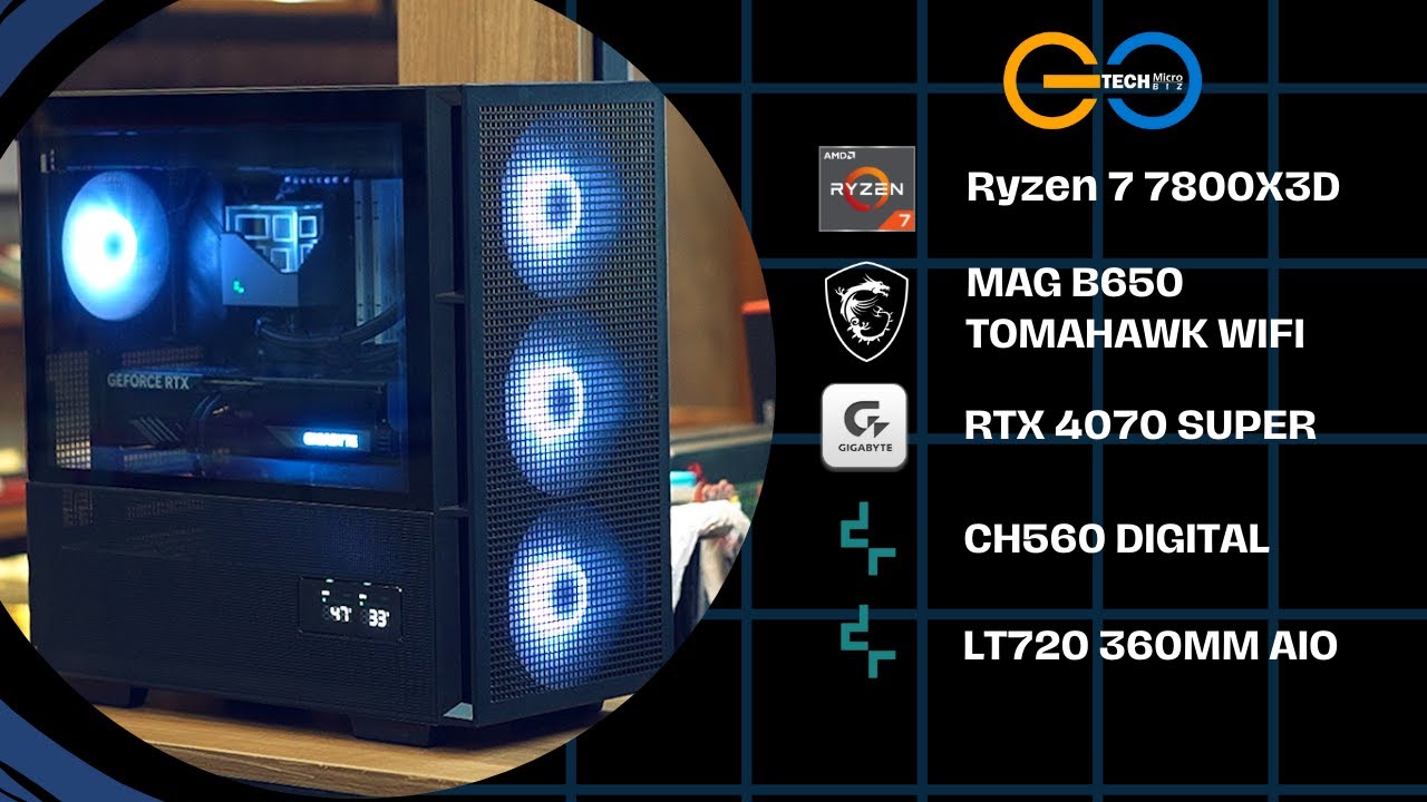 PC Build 2025 - AMD Ryzen 7 7800X3D / Gigabyte RTX 4070 Super ...