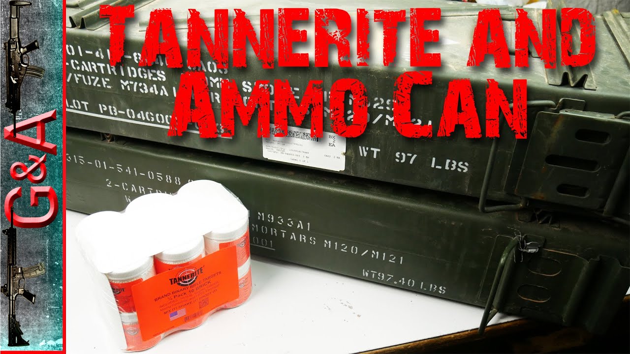 Tannerite and Ammo Can Score 120mm PA154