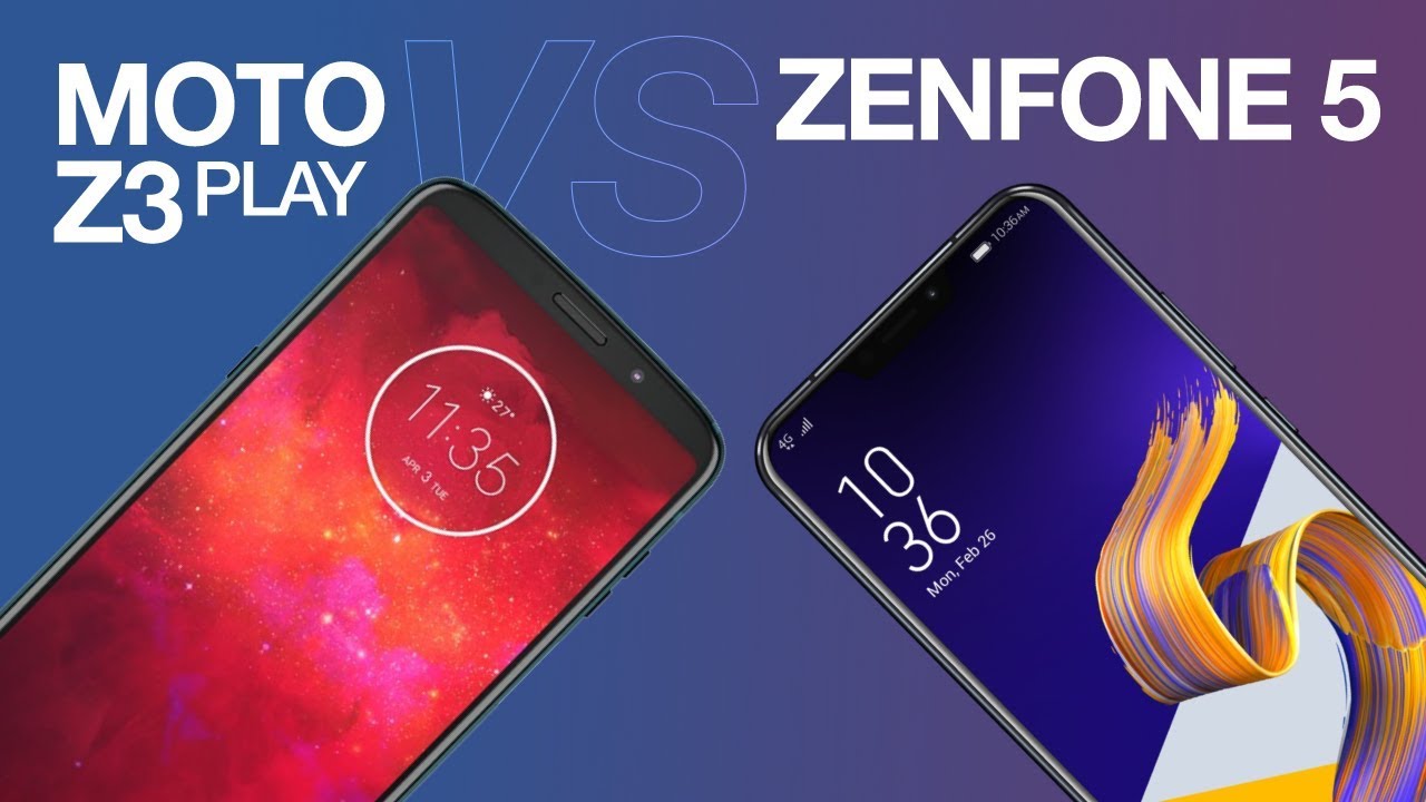 Moto Z3 Play VS Zenfone 5 comparativo