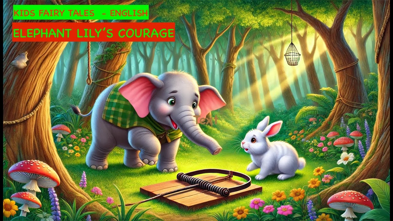 Kids Fairy Tales/ Lòng dũng cảm của voi con Lily/ Bed stories/ Night time stories