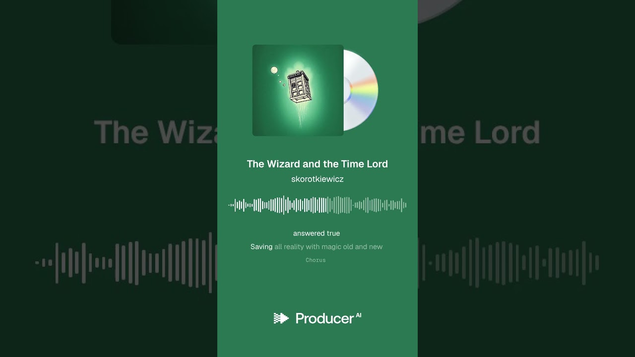 The Wizard and the Time Lord (Epic Orchestral Folk-Rock Ballad)