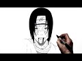 How To Draw Itachi (The Last Time) | Step By Step | Naruto