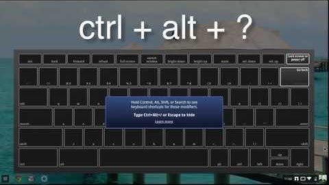 Chromebook Keyboard Shortcuts