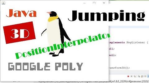 Java 3D: How to Make a Jumping .obj Penguin Model (with Source Code)
