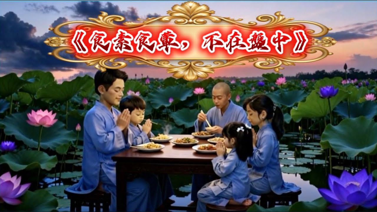 《食素食葷，不在盤中》🌿禪歌 · 中道 · 覺照 