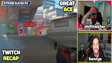 OLOFMEISTER WITH BEAUTIFUL ACE! KENNYS KILLING WITH 1s DELAY? SMOOYA 1 VS 4 ! || CS 2 TWITCH MOMENTS