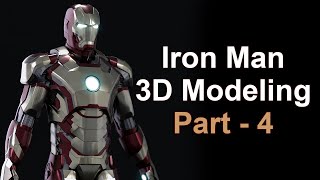 Iron Man Modeling || Part - 4 || Autodesk 3d Maya (Timelapse)
