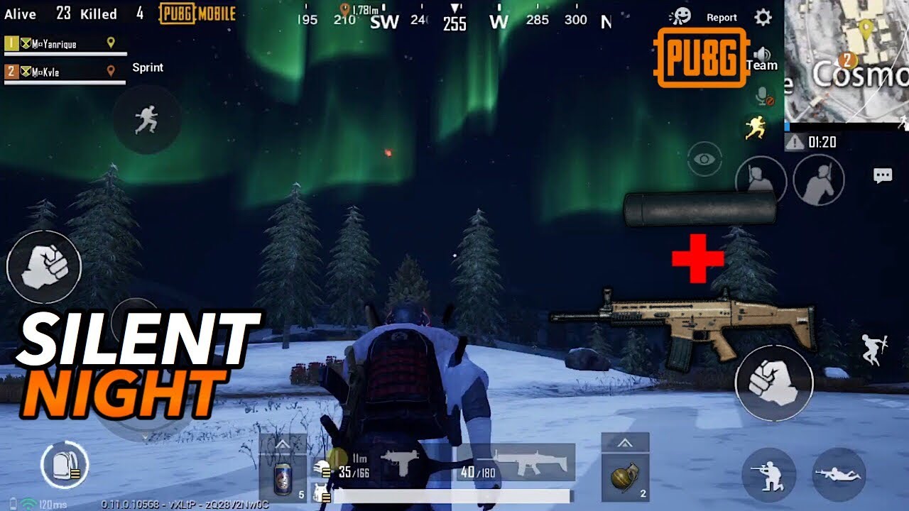 Vikendi Night Mode Ft Yanrique | Suppressed Scar-L | PUBG Mobile