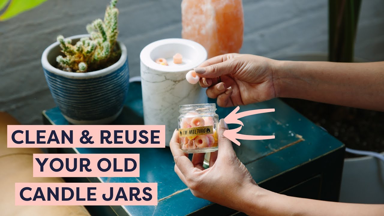 Texas Tales: {DIY} How to Clean Glass Candle Jars