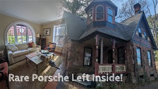 ABANDONED Artists House With EVERYTHING Left Inside | Found Rare Porsche