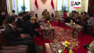 Indonesian President Joko Widodo Meets German Foreign Minister