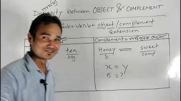 Object and complement
