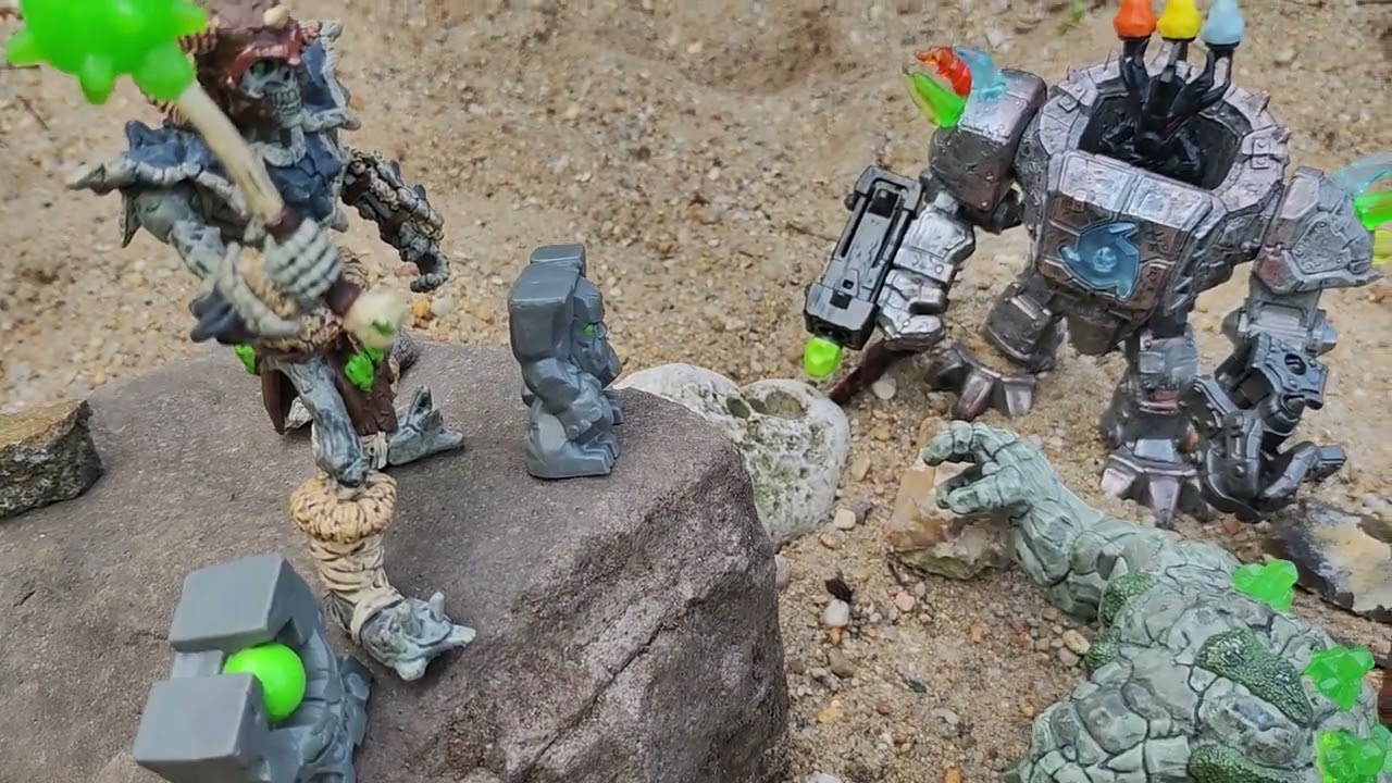 Schleich Eldrador Creatures,Steinwelt gegen Dschungelwelt #schleich #eldrador #spielzeug #superwaffe