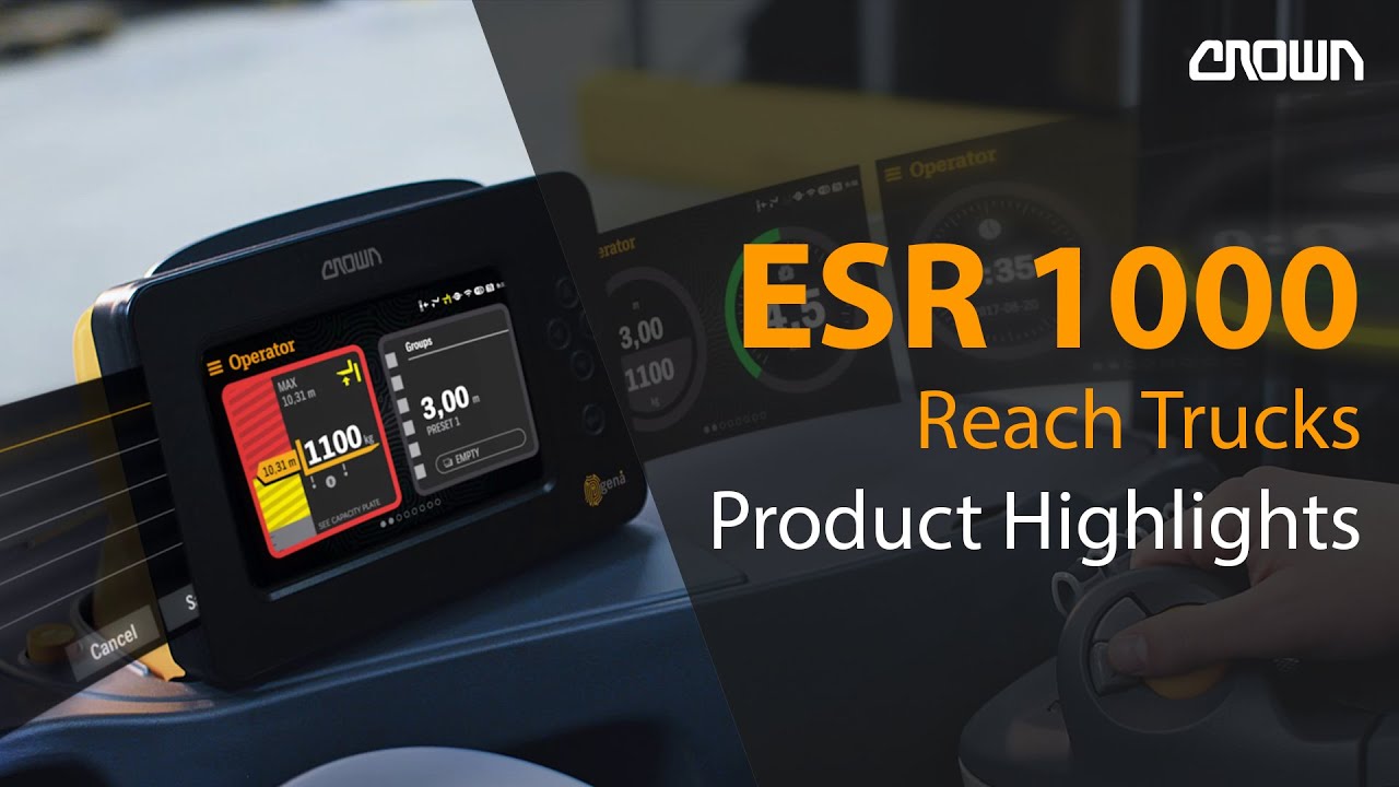 Crown Reach Trucks | ESR 1000 Series | Product Highlights - YouTube