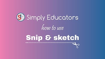 Snip & Sketch - using snipping tool