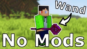 I Made a HARRY POTTER WAND in Vanilla Minecraft Using ONLY Command Blocks!