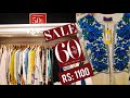 Flat 60% Off Sana Safinaz Sale |Biggest Sale Of The Year