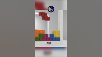 SOFTBODY TETRIS LEGO #shorts #relaxing #satisfying #slowmotion