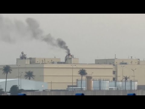 Video US Embassy struck in Baghdad