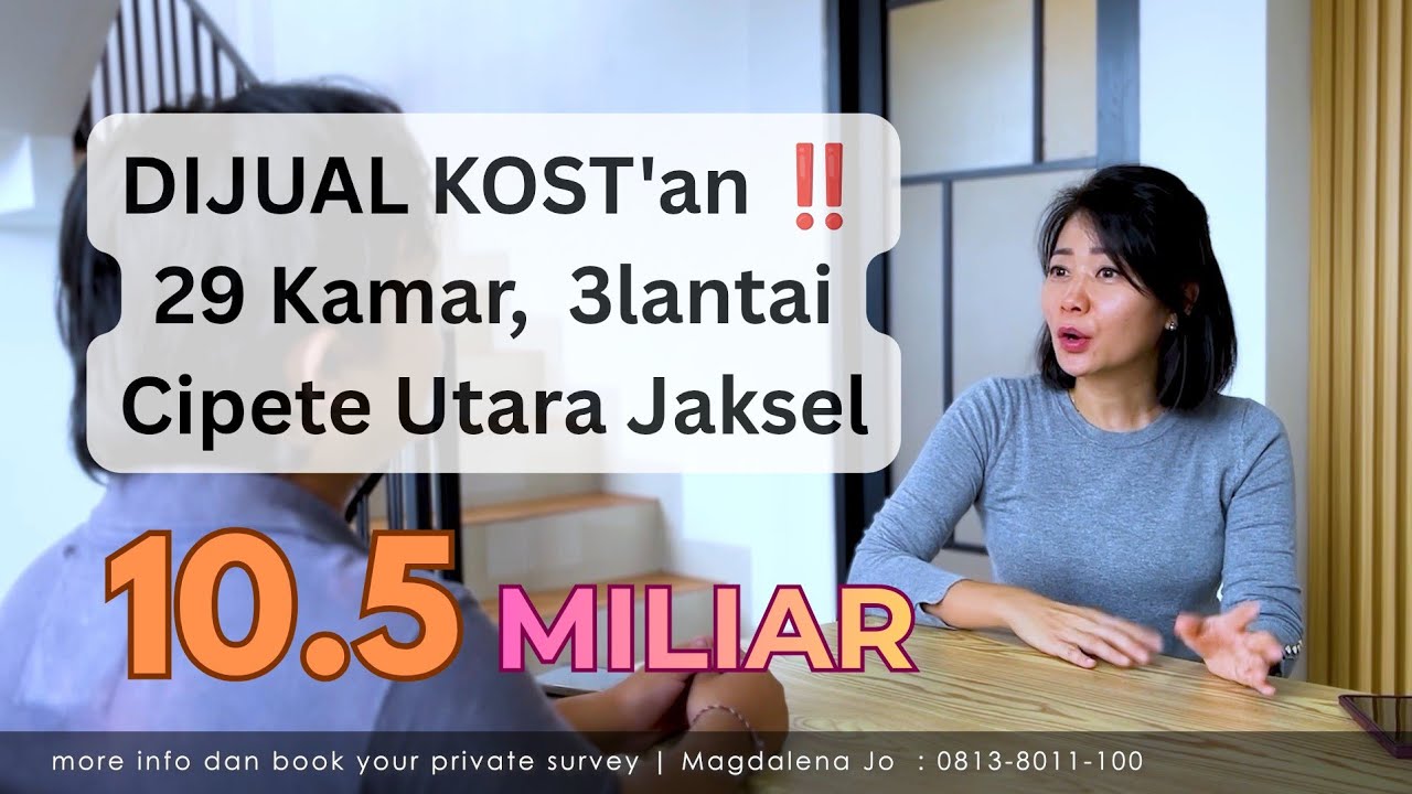 DIJUAL KOST CIPETE Jaksel, 29 Kamar terisi FULL