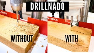 DRILLNADO - A Must For Your Drill Press // TOOL RECOMMENDATION