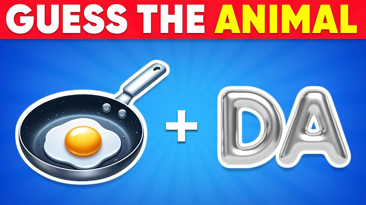 Guess The Animal By Emoji | Animal Emoji Quiz