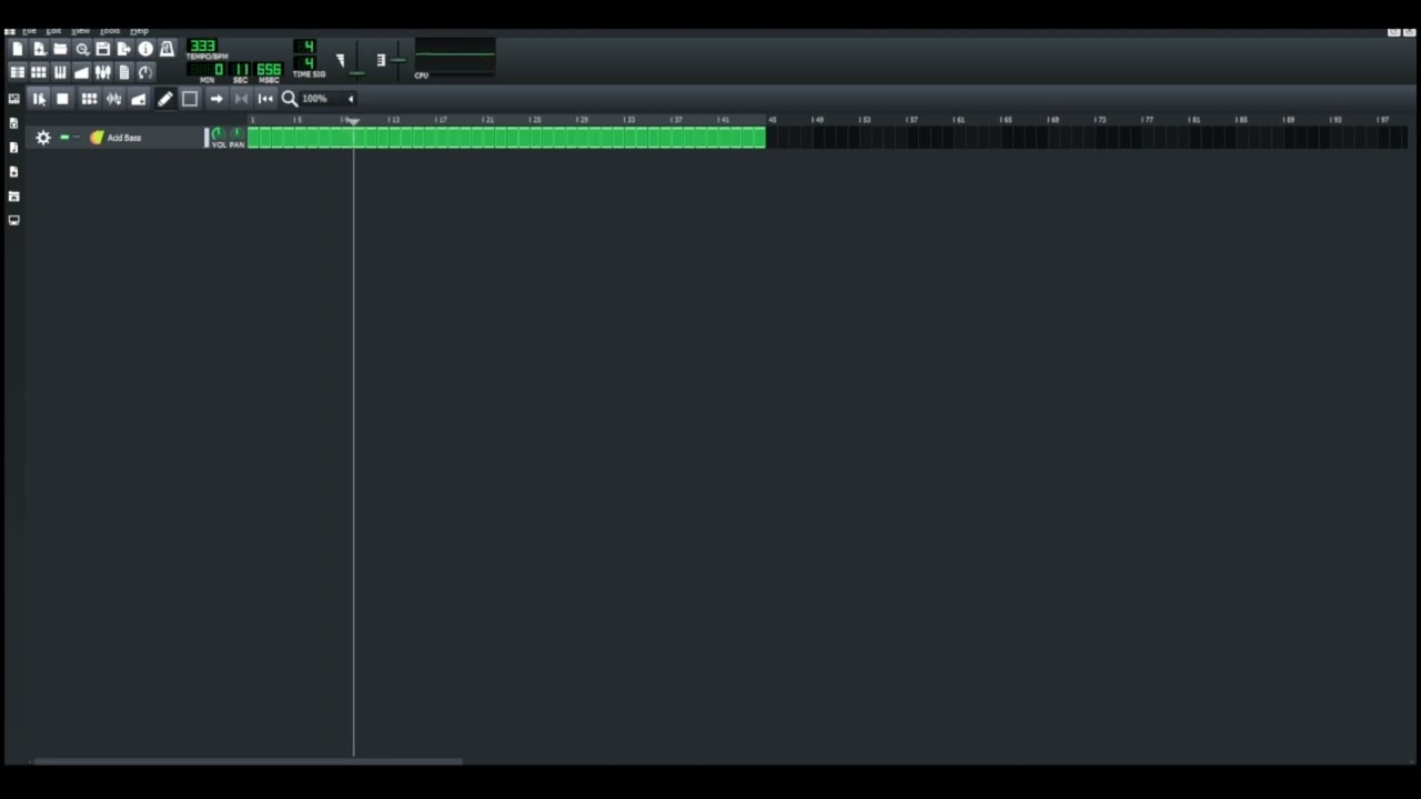 acid bass particle accelerator in LMMS
