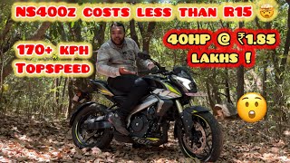 2024 Pulsar NS 400Z Faster than duke 390 ? | Bajaj Pulsar NS400z REVIEW