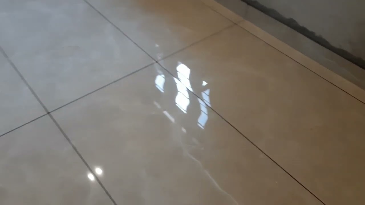 Floor tiles 2×4 with epoxy 