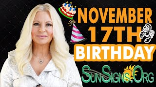 ♏️Born On November 17th - Happy Birthday - Today's Horoscope 2020 - SunSigns.Org