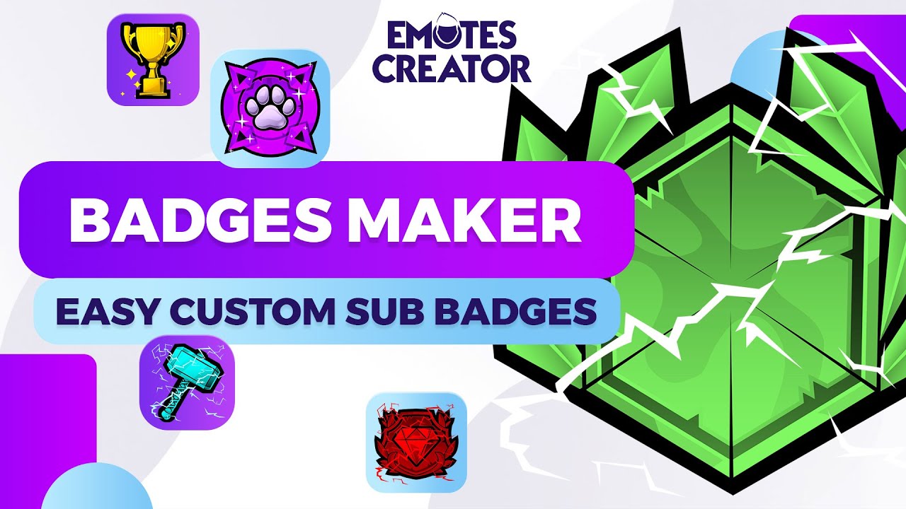 Create custom twitch badges by Knightartist86