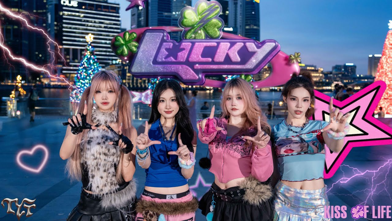 [KPOP IN PUBLIC | ONE TAKE] KISS OF LIFE (키스오브라이프) 'Lucky' in Singapore ...