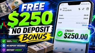 Free $250 No Deposit Bonus | No Deposit Bonus 2026 #forex #crypto