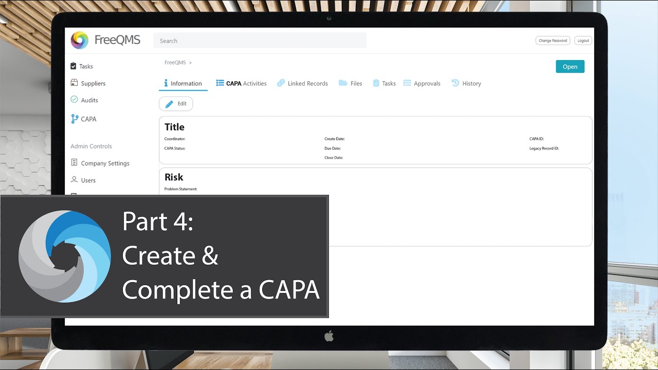 How To: Part 4 - Create and Complete a CAPA in FreeQMS