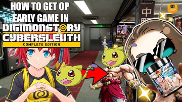 How To Get OP Early Game In Digimon Cyber Sleuth