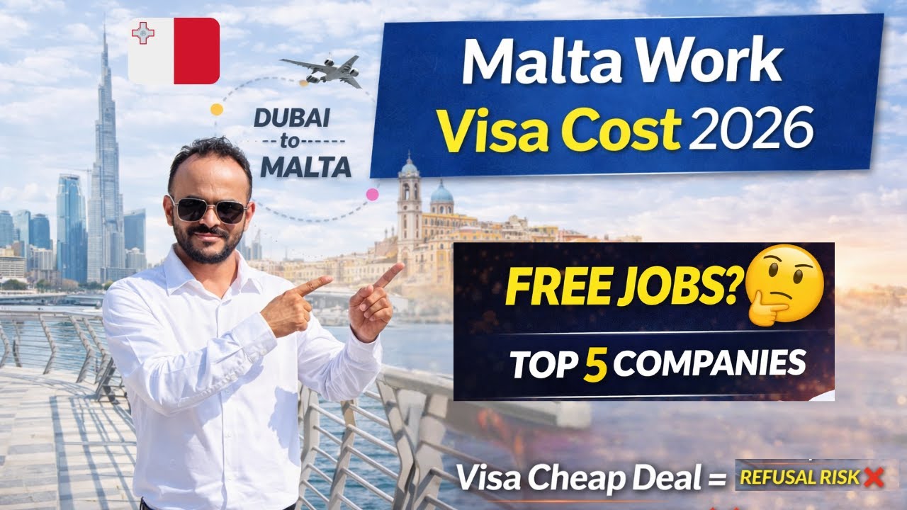Malta Work Visa Actual Cost 2026 | Top 5 Companies for Free Jobs | Reality Check | Tabrez Malik