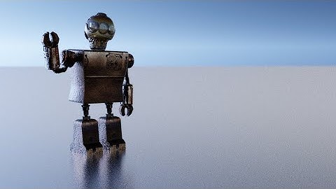 Robot Blender Animation Test