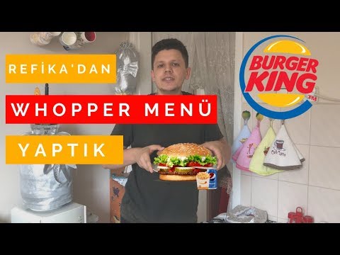 Refika'nın Whopper hamburger tarifini bir de biz denedik