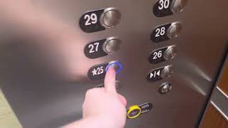 Dover/ThyssenKrupp Traction Shuttle Elevators @ One Eleven Congress/Wells Fargo Tower, Austin, TX