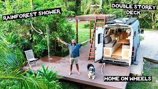 I spent 3 weeks building the most luxurious van deck ever image