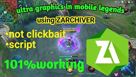 Ultra Graphics Script - not clickbait & 100% Working |Mobile Legends | Fox Gaming