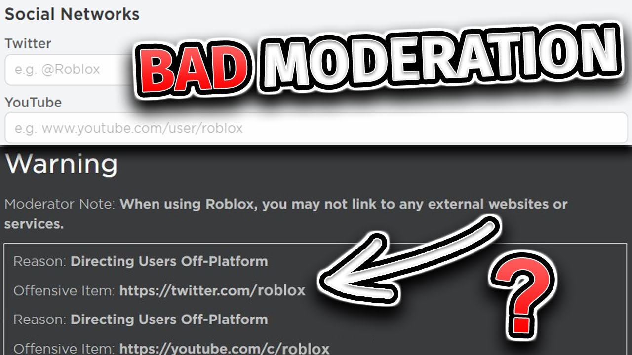 Roblox moderation VS Google Play Store moderation