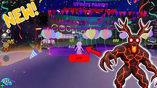 UPDATE PARTY in 99 Nights in the Forest🥳| ROBLOX