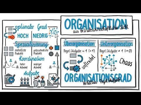 Video: Informelle und formelle Organisationen: Konzept, Ziele und Ziele