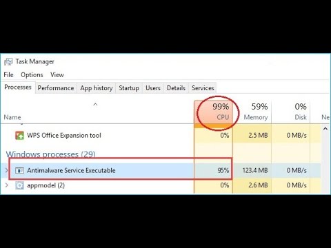 How to Solve 100% Disk Usage Antimalware Service Executable on Windows 10/8.1/8
