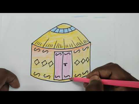 Video: How To Draw A Yurt