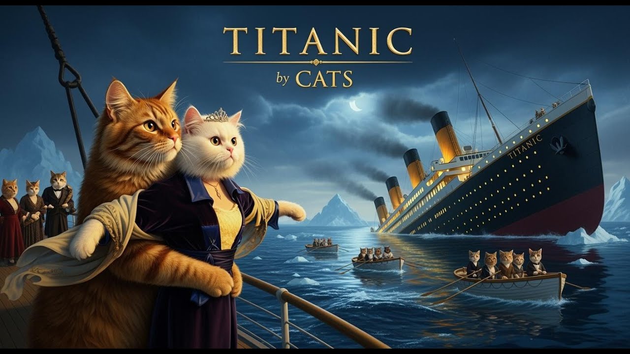 Titanic: The Purrfect Disaster - A Feline Titanic Remake