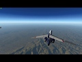 X-plane 11/ТУ-154 v1.8/UHPP-UIAA (отказ двигателя и крушение)