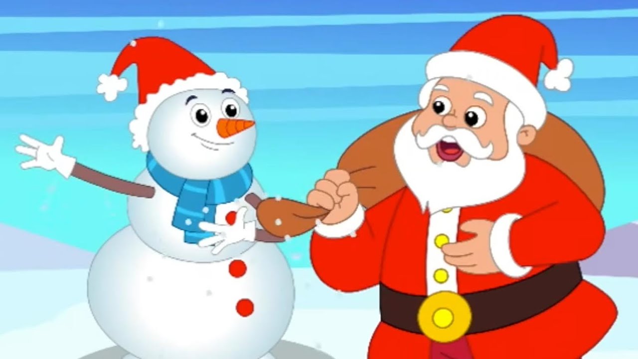 Christmas Snowman And More Xmas Rhymes for Kids - YouTube